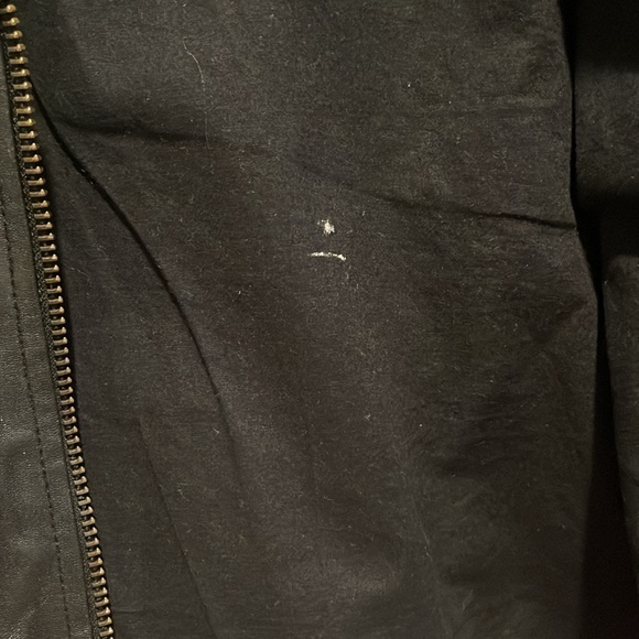 Bloomingdale’s Aqua 100% Leather Moto Style Jacket Medium - Picture 12 of 16